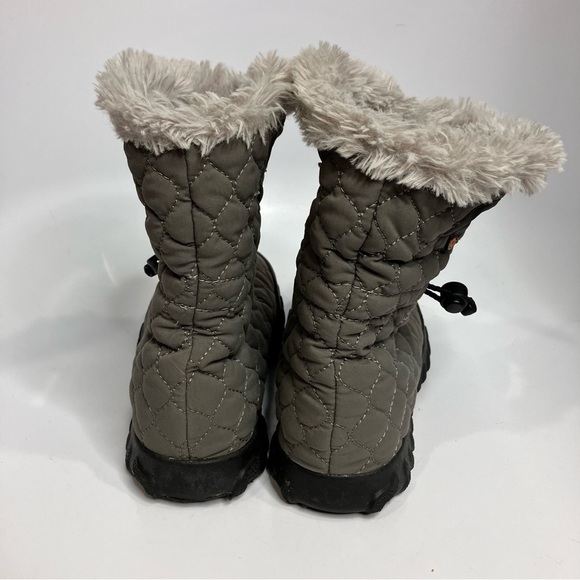 Bogs B‎ Moc quilted boots waterproof gray size 6 - Picture 8 of 9
